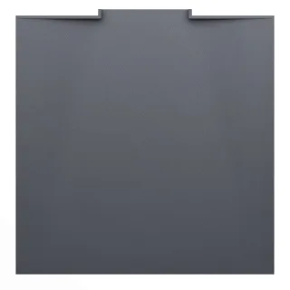Laufen Duschwanne NIA 800x800x28 Marbond mit Wandablauf anthrazit, H2100300780001 H2100300780001