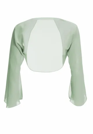 SWING - Stola aus Chiffon pistachio green - Gr. - XL