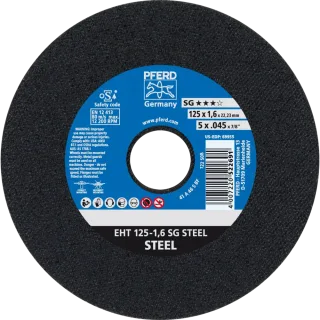 PFERD TOOLS Trennscheibe EHT gerade Leistungslinie SG STEEL für Stahl - 61331122