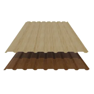 Trapezblech 20/138 | Wand | 0,50 mm | Stahl | 35 µm Strukturpolyester