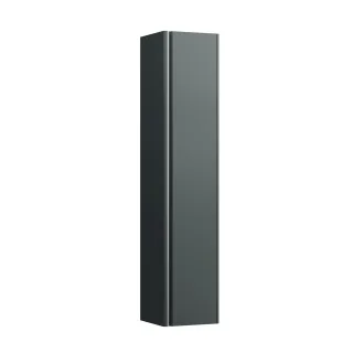 LAUFEN Hochschrank BASE 335x350x1650 1Tür Scharn. re 5 Ablg. Griff alu eloxiert verkehrsgrau, H40303 H4030321102661