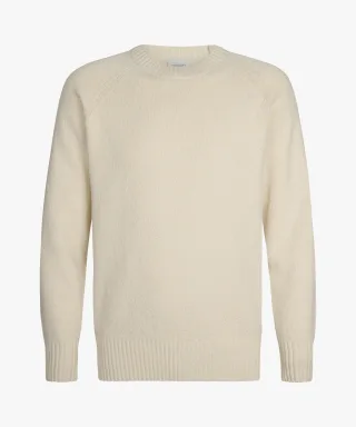 Profuomo - Offwhite Frottee crewneck cremeweiß - Gr. - XL