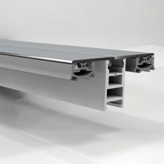 Mendiger Mittel Verlegeprofil | Breite 70 mm | für 12-15 mm Stegplatten | Anthrazit