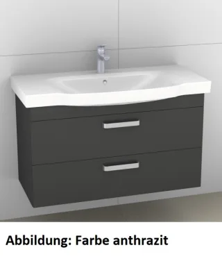 Artiqua 414 Waschtischunterschrank für Sentique 5142A0 Eiche Weiß quer NB, 414-WU2L-V05-7186-440 414-WU2L-V05-7186-440