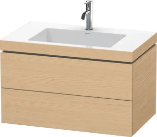 Duravit L-Cube c-bonded Set wandhängend Natur Eiche Matt 800x480x500 mm - LC6927O3030 LC6927O3030