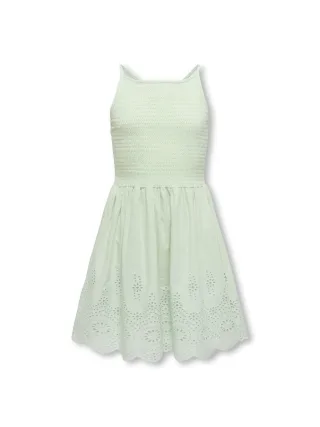 KIDS ONLY - KOGBONDI LIFE STRAP EMB DRESS WVN Green Lily - Gr. - 146
