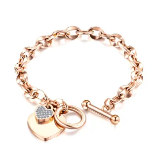 COLLEZIONE ALESSANDRO Armband "Strassherz"