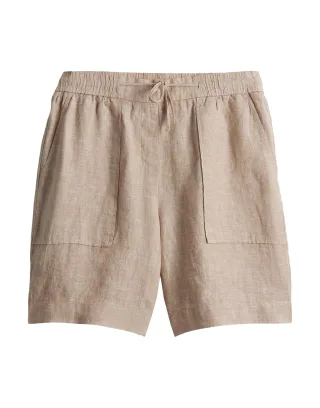 Opus - Leinenshorts - Melane shorts linen beige - Gr. - 34