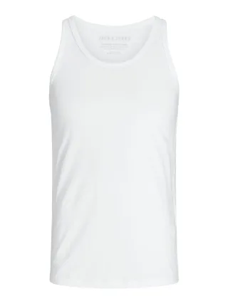 JACK&JONES - JJEBASIC TANK TOP NOOS white - Gr. - XL