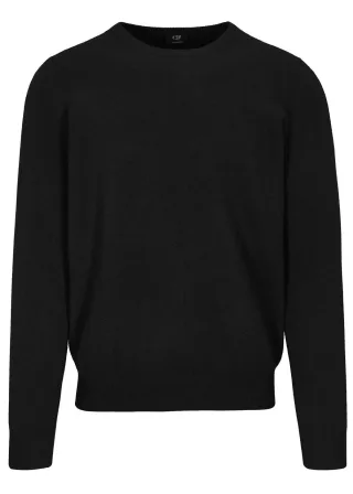 COMMANDER Finest Clothing - Rdh.-Pullover Basic, uni black - Gr. - XXL