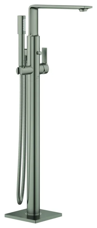GROHE Wannenbatterie Allure 25222_1 Bodenmontage für 45984 satin steel, 25222MS1 25222MS1