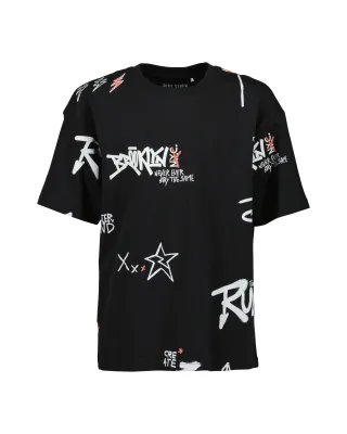 Blue Seven - Kn T-Shirt, Rundhals schwarz - Gr. - 140