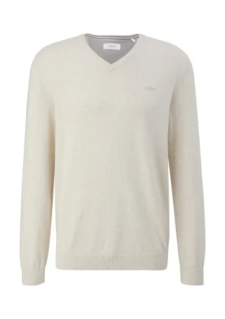 s.Oliver - Strickpullover creme - Gr. - 3XL