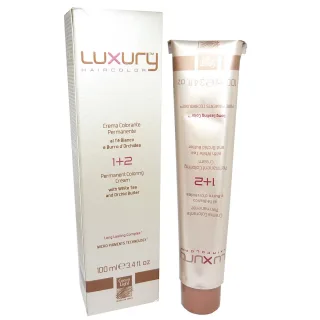 Green Light Luxury Haircolor Permanent Creme Haar Farbe Coloration 100ml - 06.01 Ash Dark Blonde / Dunkles Asch Blond