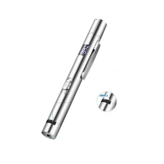 3-in-1 Red Light Cat Teaser Stick + White Light Mini Torch + UV Flashlight, USB Rechargeable Detecting Mini Pointer Pen