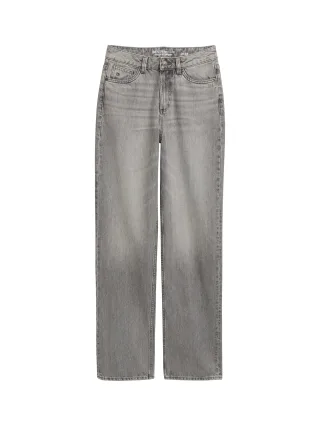 Denim Tom Tailor - TTELIN STRAIGHT Jeans used mid stone grey denim - Gr. - 30/32