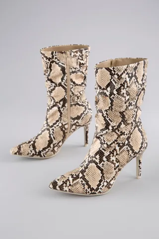 Aniston SHOES Stiefelette mit Raffungen am slouchy Schaft - NEUE KOLLEKTION