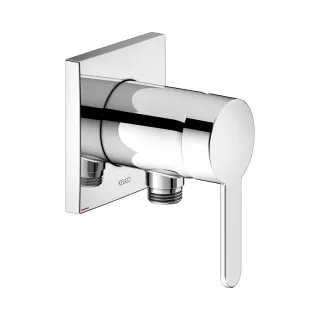 Keuco IXMO Flat Unterputz-Einhebelmischer mit Schlauchanschluss, eckig, chrom 59552010302