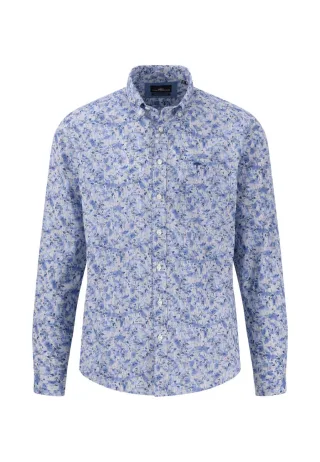 Fynch Hatton - Hemd aus Baumwolle blau - Gr. - 3XL