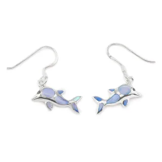 Delfin Ohrringe aus 925 Silber
