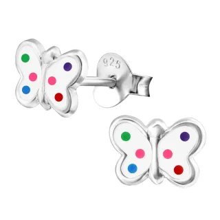 Schmetterling Ohrringe aus 925 Silber