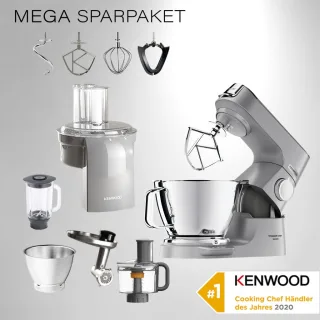 Kenwood Küchenmaschine Titanium Chef Baker Silber KVC85.594SI -...