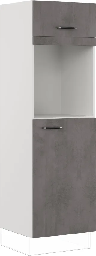 IMPULS KÜCHEN Backofen/Kühlumbauschrank ""Prag", Breite/Höhe: 60/190,7 cm" vormontiert, mit Klapptür, mit Drehtür