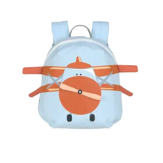 Lässig Kindergartenrucksack Tiny - Propeller Flugzeug blau