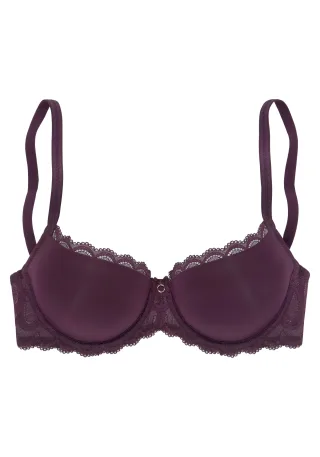 LASCANA - lascana Schalen-BH eggplant - Gr. - 85C