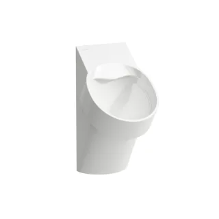 LAUFEN Val Absauge-Urinal spuelrandlos ohne Deckel weiss H8402850000001