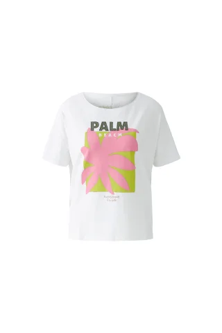 Oui - T-Shirt optic white - Gr. - 42