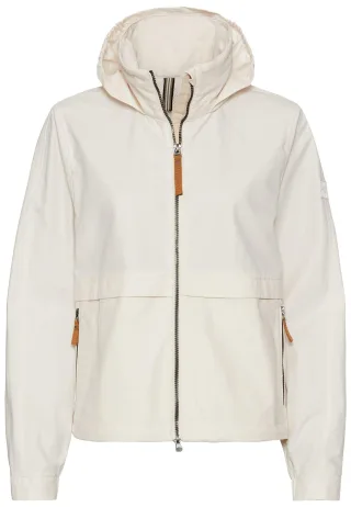 camel active - Leichte Jacke mit verstaubarer Kapuze pearl - Gr. - 36
