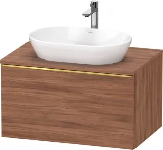 Duravit D-Neo Konsolenwaschtischunterbau wandhängend Nussbaum Matt 800x550x459 mm - DE4947034790000 DE4947034790000