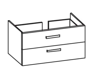 Artiqua 414 Waschtischunterschrank für Venticello 4104AG Castello Eiche quer NB, 414-WU2L-V118-7134- 414-WU2L-V118-7134-426