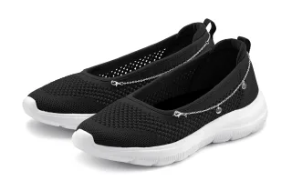 LASCANA Sneaker Slipper, Ballerina, Halbschuhe zum Reinschlüpfen VEGAN