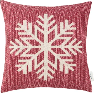 TOM TAILOR HOME Dekokissen "Winter Snowflake" Kissenhülle ohne Füllung, 1 Stück