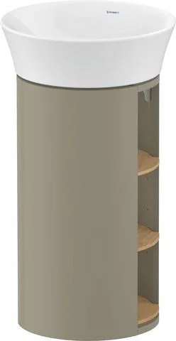 Duravit White Tulip Waschtischunterbau bodenstehend Natur Eiche & Stein Grau Matt & Hochglanz 410x41 WT42390H5H2