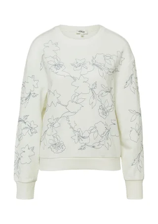 s.Oliver - Sweatshirt creme - Gr. - 46
