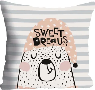 queence Dekokissen "Sweet Dreams" Kissenhülle ohne Füllung, 1 Stück