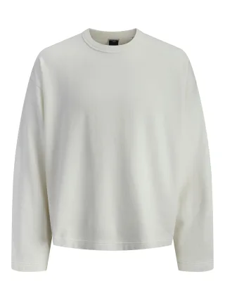 JACK&JONES - JCOATHLETICO GRAPHIC WASH SWEAT CN JNR cloud dancer - Gr. - 164