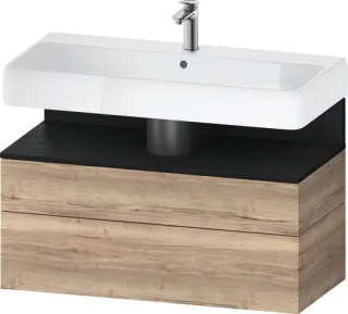 Duravit Qatego Waschtischunterbau wandhängend Eiche Marmoriert Matt 990x470x590 mm - QA4395016550000 QA4395016550000