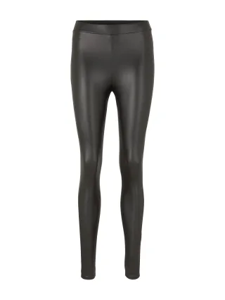 Denim Tom Tailor - Leggings in Lederoptik deep black - Gr. - S