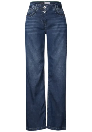 Cecil - Wide Leg Jeans blau - Gr. - 36/30