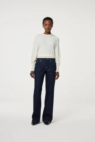 Fabienne Chapot - Molly Balloon Pullover cosy white - Gr. - XL