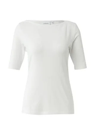 comma - T-Shirt weiß - Gr. - 42