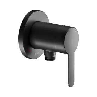 Keuco IXMO Flat Black Selection Brausearmatur Unterputz, m.Schlauchanschluss, rund, schwarz matt 59552370301