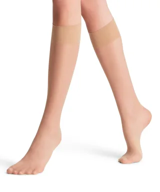 FALKE - FALKE Pure Matt 20 DEN Damen golden - Gr. - 36.5