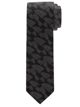 OLYMP - Krawatte regular 7 cm schwarz