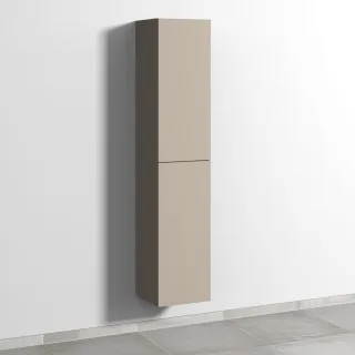 Sanipa 3way Hochschrank mit 2 Türen, Sandgrau-Matt SF09367