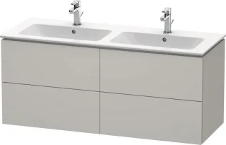Duravit L-Cube Waschtischunterbau wandhängend Betongrau Matt 1290x481x550 mm - LC625900707 LC625900707